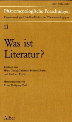 Phänomenologische Forschungen Band 11: Was ist Literatur?