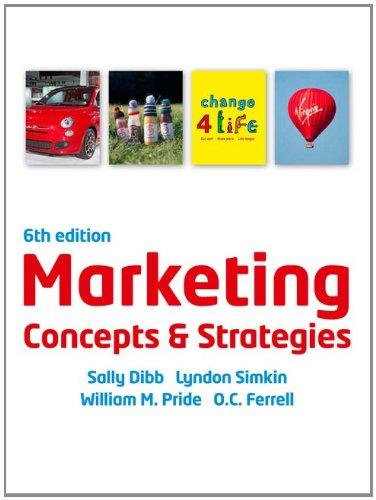 Marketing Concepts & Strategies, w. CourseMate and eBook Access Card