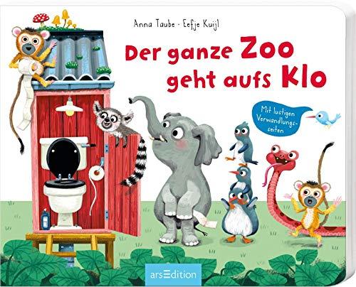 Der ganze Zoo geht aufs Klo: Mit Verwandlungsseiten