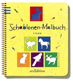 Schablonen-Malbuch, Tiere