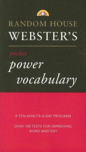 Random House Webster's Pocket Power Vocabulary