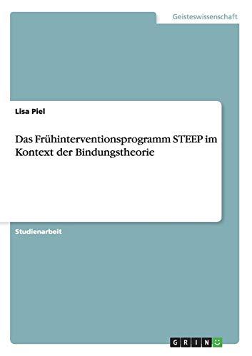 Das Frühinterventionsprogramm STEEP im Kontext der Bindungstheorie