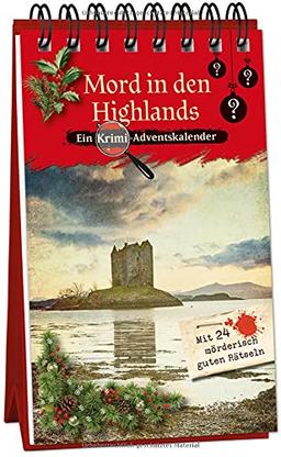 Mord in den Highlands: Ein Krimi-Adventskalender mit 24 mörderisch guten Rätseln (Inspector Morrissey ermittelt)