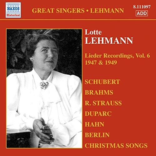 Lieder Recordings Vol. 6