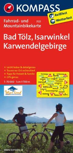 Bad Tölz - Isarwinkel - Karwendelgebirge: Fahrrad- und Mountainbikekarte. GPS-genau. 1:70000