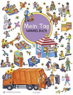 Wimmelbuch: Mein Tag - Kinderbücher ab 2 Jahre (Bilderbuch ab 2-4 Mädchen und Jungen)