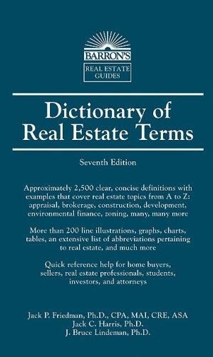 Dictionary of Real Estate Terms (Barron's Dictionary of Real Estate Terms)