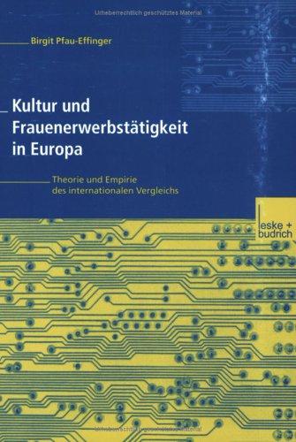 Kultur und Frauenerwerbstätigkeit in Europa. Theorie und Empirie des internationalen Vergleichs