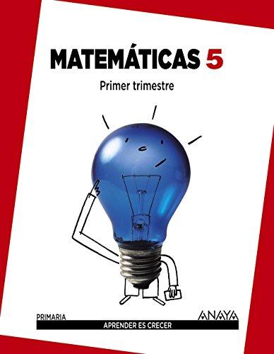 Aprender es Crecer, matemáticas, 5 Educación Primaria