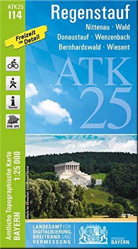 ATK25-I14 Regenstauf (Amtliche Topographische Karte 1:25000): Nittenau, Wald, Donaustauf, Wenzenbach, Bernhardswald, Wiesent (ATK25 Amtliche Topographische Karte 1:25000 Bayern)