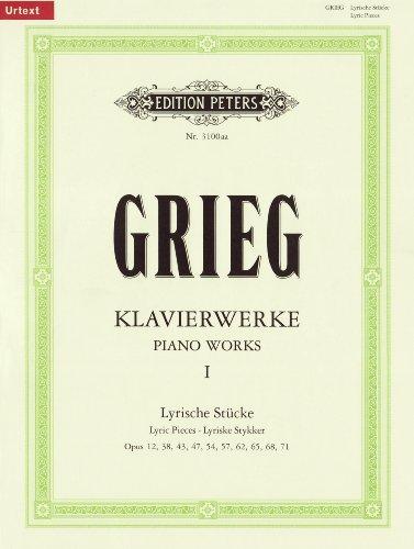 Klavierwerke - Band 1: Lyrische Stücke - Hefte 1 - 10 / URTEXT: Ausgabe nach der Edvard-Grieg-Gesamtausgabe, Band 1, hgg. vom Edvard-Grieg-Komitee, Oslo