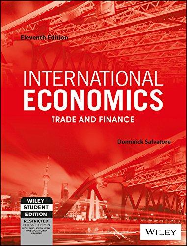 International Economics: Trade and Finance