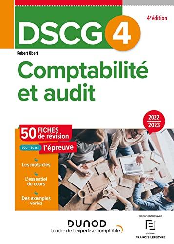 DSCG 4 comptabilité et audit : 50 fiches de révision pour réussir l'épreuve