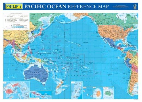 Philip's Pacific Ocean Reference Map (Philip's Wall Maps)