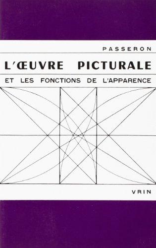 L'Oeuvre picturale et les fonctions de l'apparence