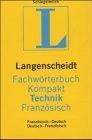 Langenscheidt Fachwörterbuch Kompakt Technik, Französisch