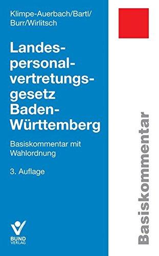 Landespersonalvertretungsgesetz Baden-Württemberg (Basiskommentare)