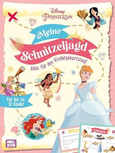 Disney Prinzessin: Meine Schnitzeljagd: Alles für den Kindergeburtstag - Einladungen, Rätsel und Urkunden für bis zu 12 Kinder (ab 5 Jahren)