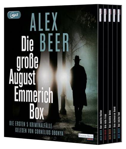 Die große August Emmerich Box - Der zweite Reiter - Die rote Frau - Der dunkle Bote - Das schwarze Band - Der letzte Tod: Die ersten 5 Fälle für August Emmerich