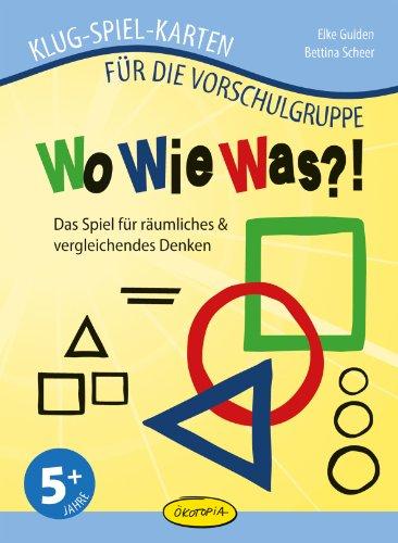 WoWieWas?!: Das Spiel für räumliches & vergleichendes Denken (Klug-Spiel-Karten)