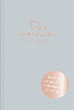 Das 6-Minuten-Tagebuch (aquarellblau): Ein Buch, das dein Leben verändert