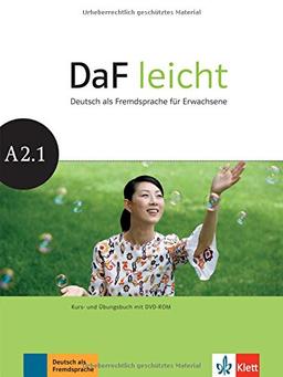 DaF leicht A2.1 : Deutsch als Fremdsprache für Erwachsene : Kurs und Ubungsbuch mit DVD-ROM