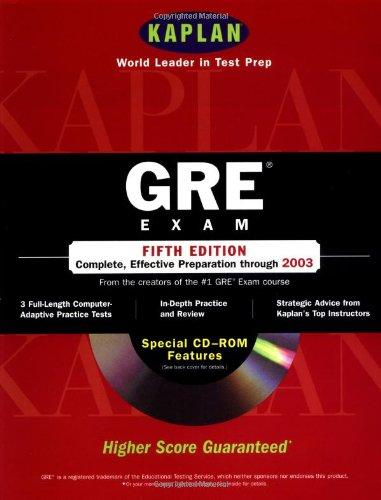 Kaplan GRE with CDROM (Kaplan GRE Premier Program (W/CD))