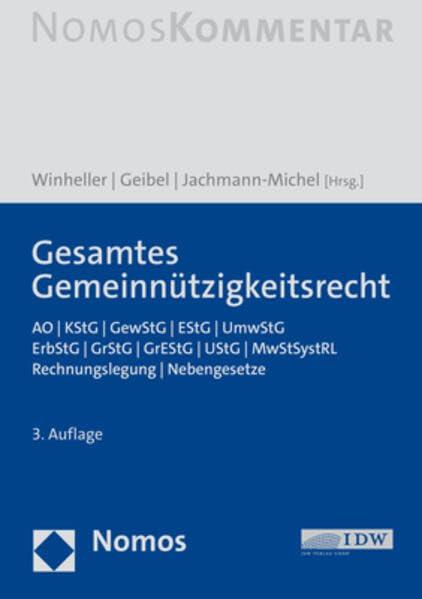 Gesamtes Gemeinnützigkeitsrecht: AO | KStG | GewStG | EStG | UmwStG | ErbStG | GrStG | GrEStG | UStG | MwStSystRL | Rechnungslegung | Nebengesetze