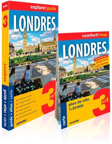 Londres : 3 en 1 : guide + atlas + carte