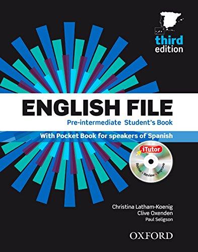 English File 3rd Edition Pre-Intermediate. Student's Book, iTutor and Pocket Book Pack (English File Third Edition)