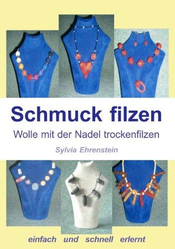 Schmuck filzen: Wolle mit der Nadel trockenfilzen