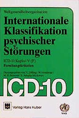 Internationale Klassifikation psychischer Störungen, Forschungskriterien