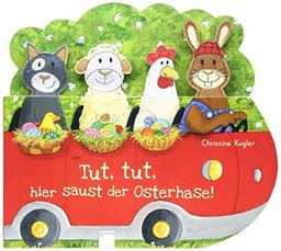 Tut, tut, hier saust der Osterhase!