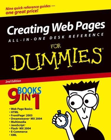 Creating Web Pages for Dummies, w. CD-ROM