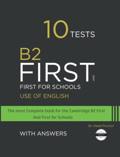 B2 FIRST Use of English: 10 Practice Tests for the Cambridge exam