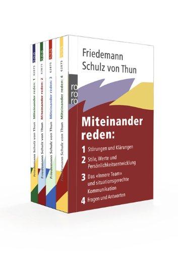 Miteinander reden 1-4: Störungen und Klärungen. Stile, Werte und Persönlichkeitsentwicklung. Das "Innere Team" und situationsgerechte Kommunikation. Fragen und Antworten.