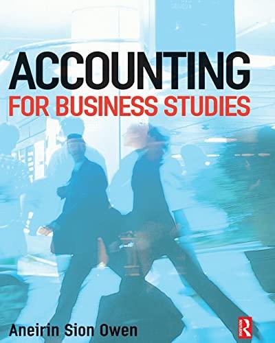 Accounting for Business Studies