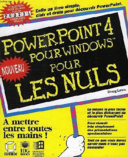 PowerPoint 4 pour les nuls