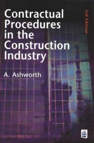 Contractual Procedures in the Construction Industry