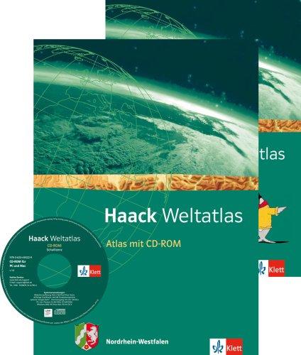 Haack Weltatlas für die Sekundarstufe I: Haack Weltatlas für Sekundarstufe I in Nordrhein-Westfalen: mit CD-ROM und Arbeitsheft Kartenlesen