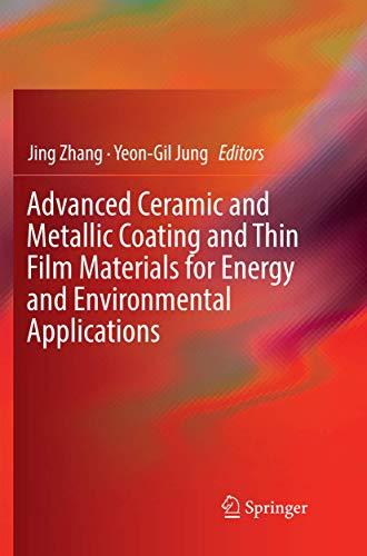 Advanced Ceramic and Metallic Coating and Thin Film Materials for Energy and Environmental Applications