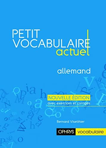 Petit vocabulaire actuel : allemand