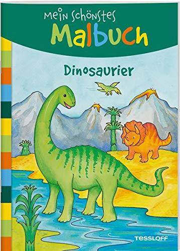 Mein schönstes Malbuch. Dinosaurier: Malen für Kinder ab 5 Jahren (Malbücher und -blöcke)