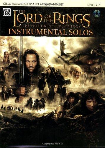 The Lord of the Rings, The Motion Picture Trilogy, w. Audio-CD, for Cello and Piano Accompaniment