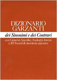 Dizionario Garzanti dei sinonimi e contrari