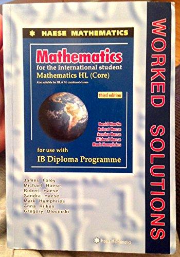 IB Higher Level - Haese Mathematics Textbook - Worked Solutions