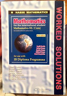 IB Higher Level - Haese Mathematics Textbook - Worked Solutions