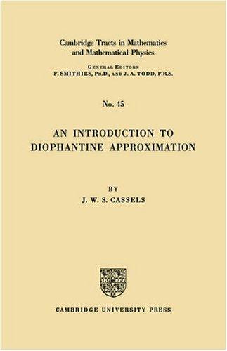 An Introduction to Diophantine Approximation