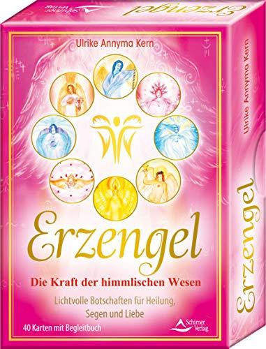 Erzengel – Die Kraft der himmlischen Wesen – Lichtvolle Botschaften für Heilung, Segen und Liebe Kartenset: - 40 Karten mit Begleitbuch