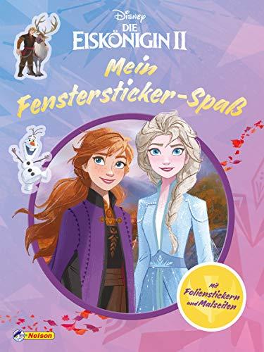 Disney Die Eiskönigin 2: Mein Fenstersticker-Spaß: Ausmalseiten mit 4 Stickerseiten mit Fenstersticker-Motiven aus dem neuen Kinofilm (Disney Eiskönigin)